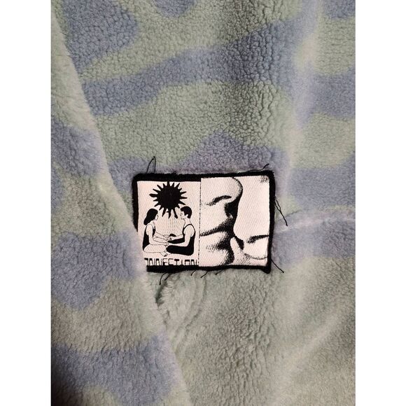 THE SHERPA DYED PATCH HOODIE BY JUNGLES WITH J FERG ART SIZE MEDIUM - Picture 14 of 14